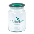 31 Oz. Glass Candy Jar - Colored Lid